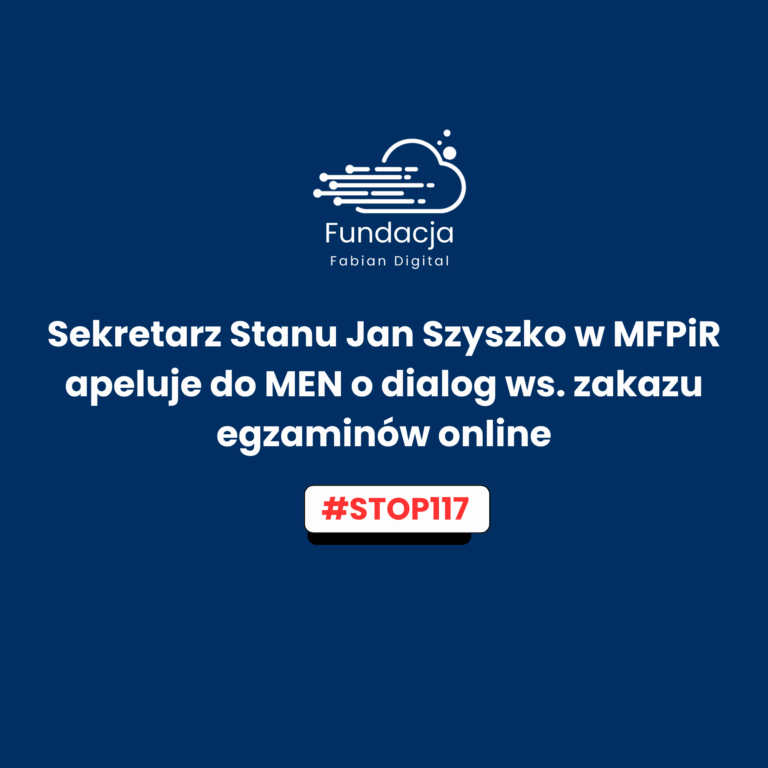 Sekretarz Stanu Jan Szyszko w MFPiR apeluje do MEN o dialog ws. zakazu egzaminów online