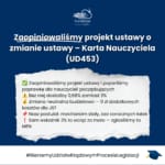 Read more about the article Nauczyciele chcieli 15%. Rząd daje 3% — i nawet to miało pominąć nauczycieli początkujących